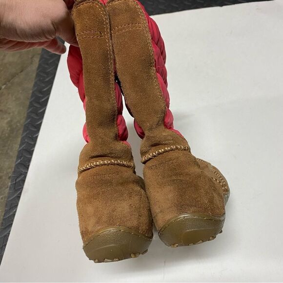 Columbia Women's Minx Moccasin waterproof Omni-Heat leather suede snow boots 7 - Picture 10 of 15